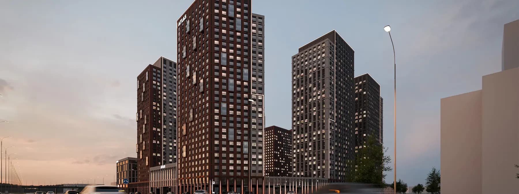 Атлас Визион, Atlas Development — визуализация застройщика